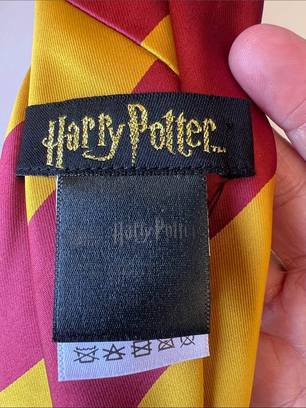 Spirit Harry Potter Tie - Maroon & Mustard Diagonal Stripes